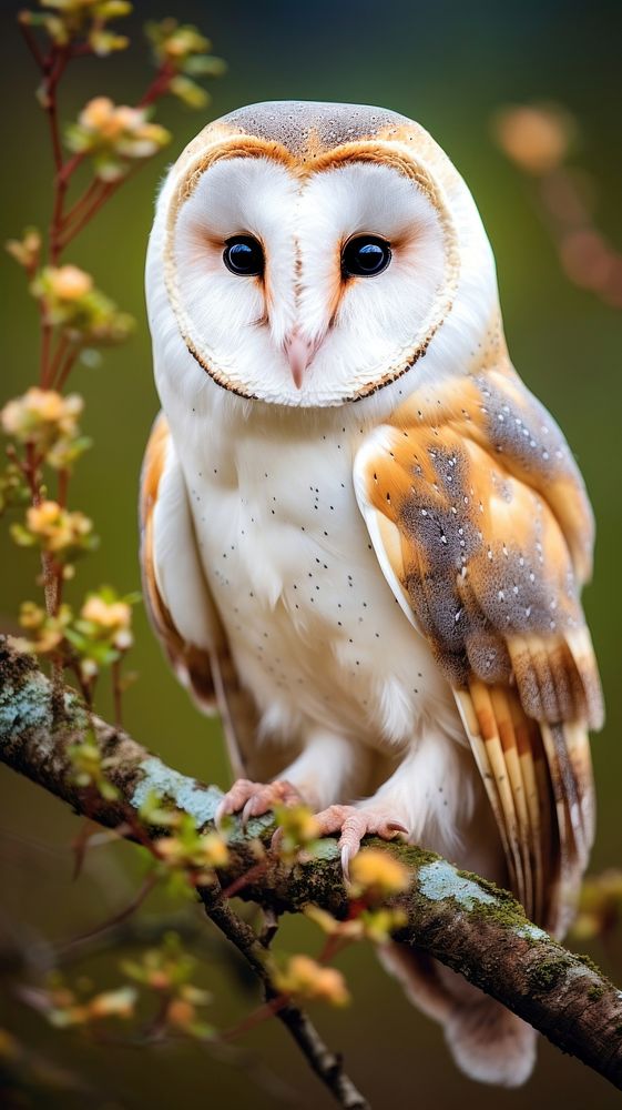 Barn owl animal nature beak.