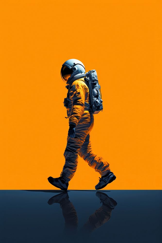Astronaut walking photography protection adventure.