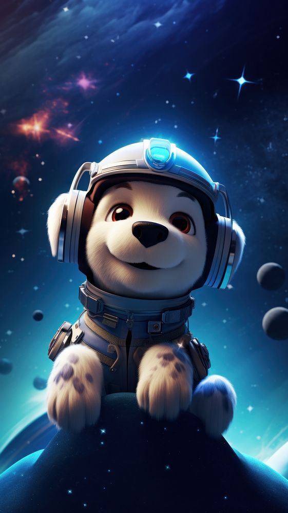 3D cartoon dog representation accessories | Premium Photo Illustration ...