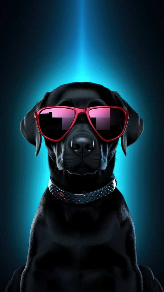 3D cartoon labrador retriever for dog sunglasses animal.