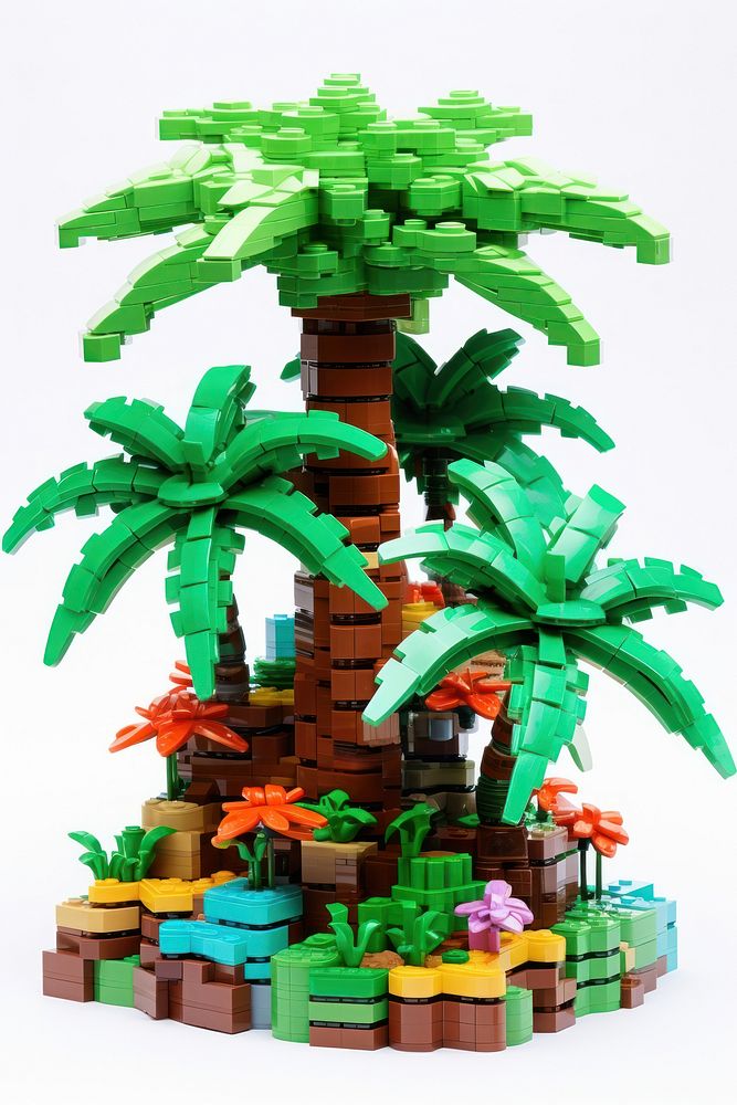 Tropical bricks toy tropics creativity outdoors.