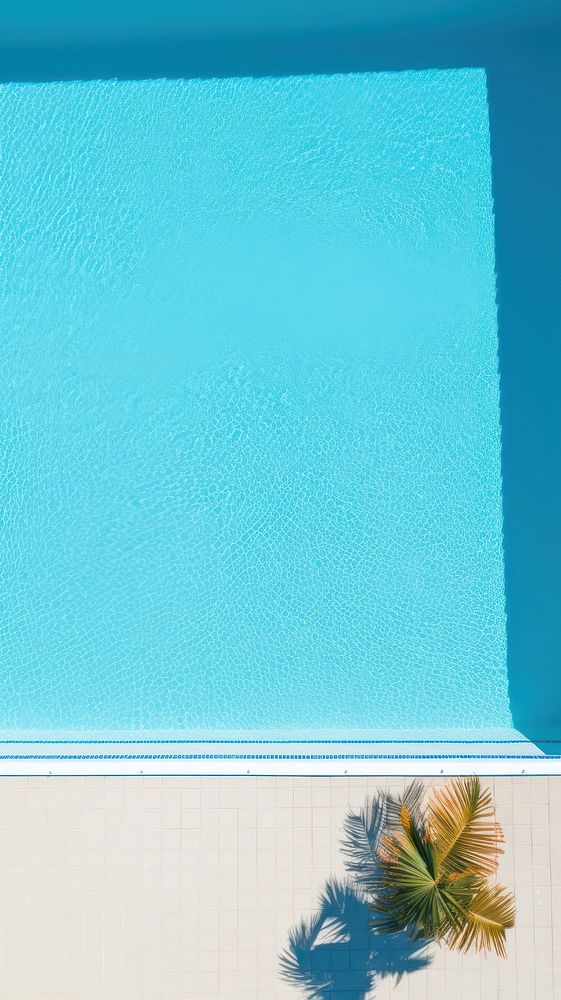 Clear swimming pool wallpaper outdoors summer day.