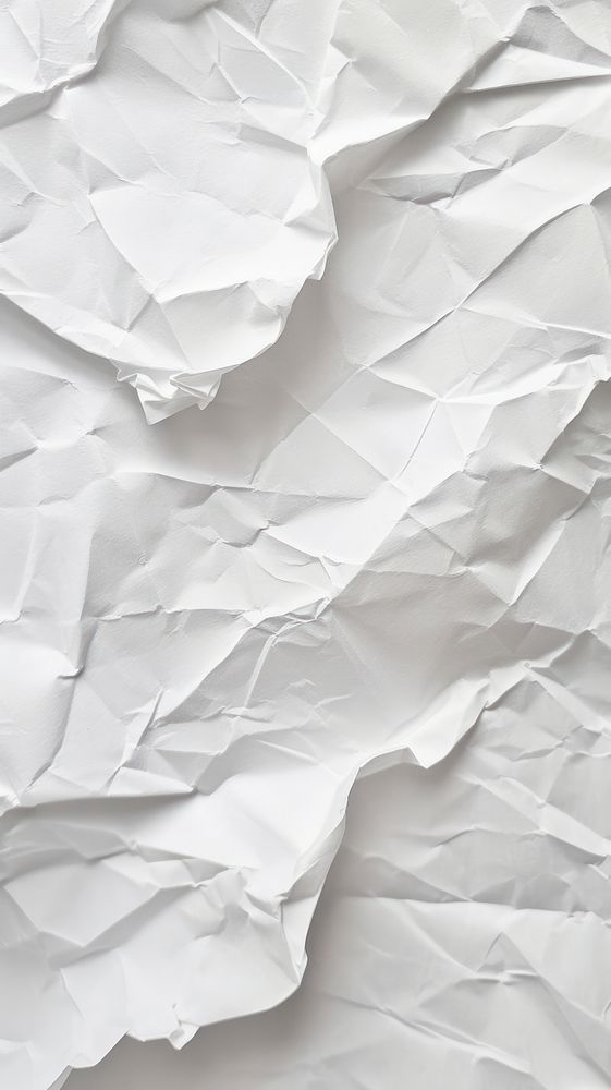 Paper white backgrounds crumpled.
