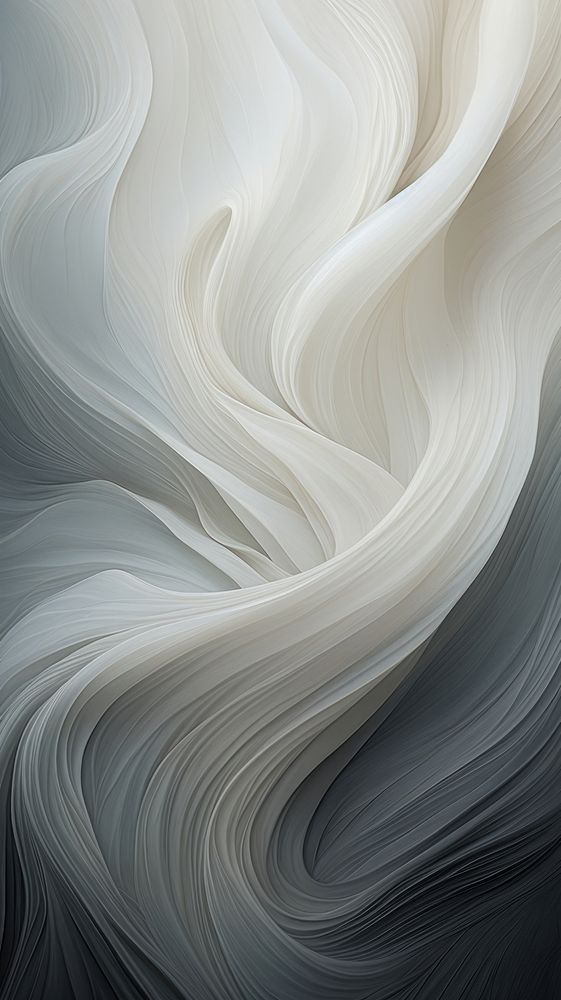 Abstract painting backgrounds wave monochrome.