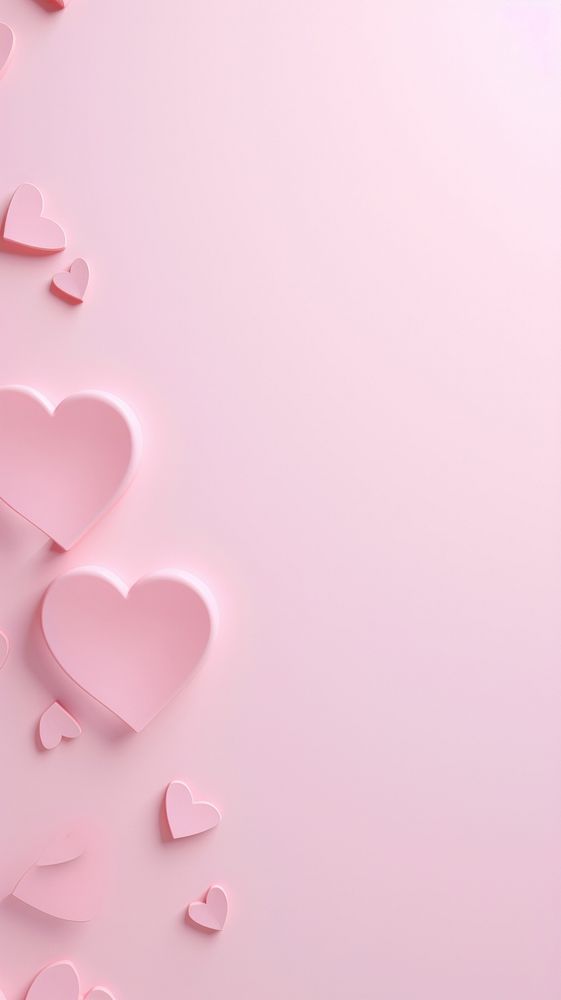 Pink heart backgrounds abstract pattern.