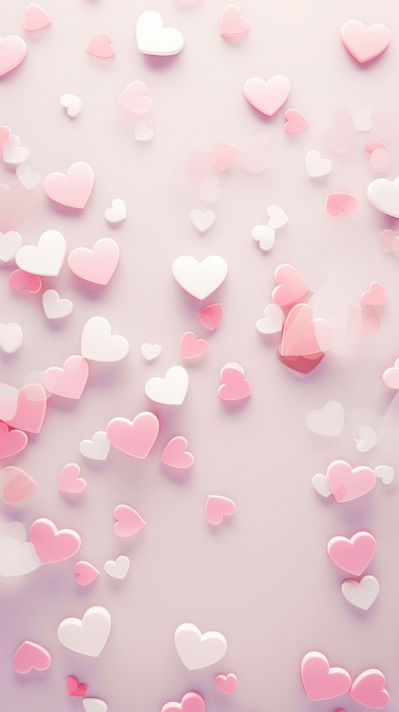 Pink hearts petal backgrounds medication.