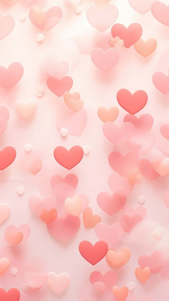 Pink hearts petal backgrounds abstract.