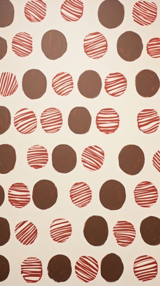 Chocolate bon bon pattern backgrounds wallpaper.