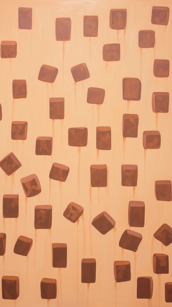 Chocolate bon bon cubes backgrounds pattern wood.