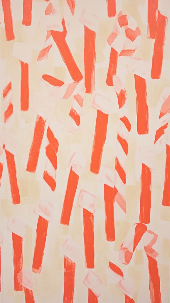Christmas candy canes backgrounds painting pattern.