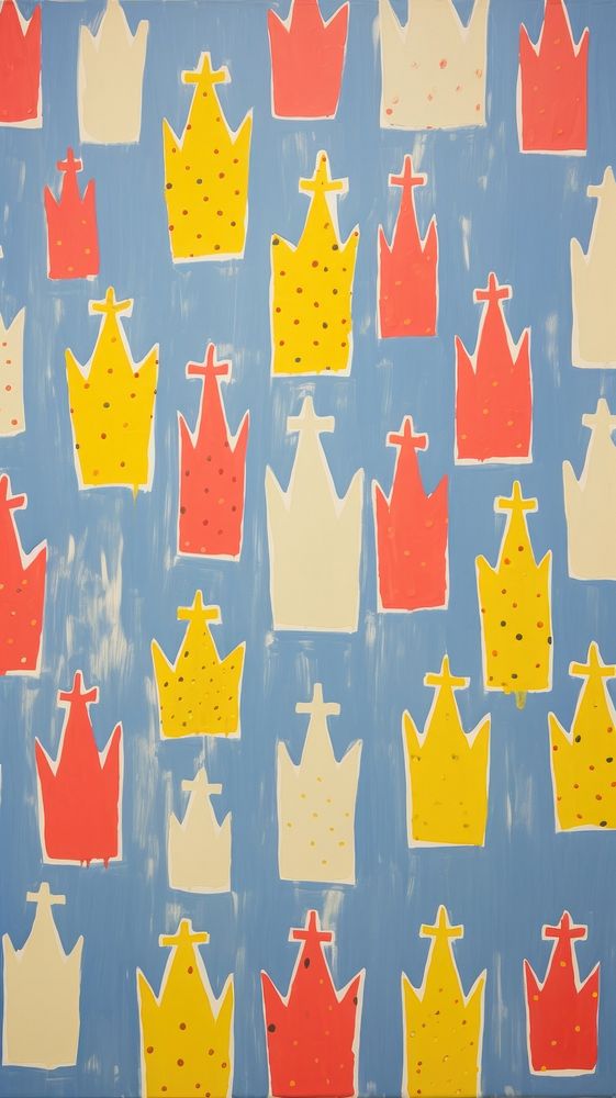 Crowns pattern backgrounds accessories.