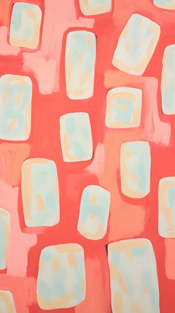 Marshmallows painting backgrounds pattern.