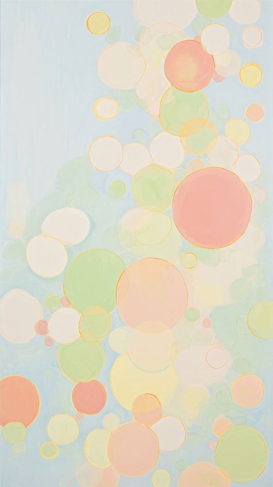 Pastel soap bubbles pattern backgrounds painting.