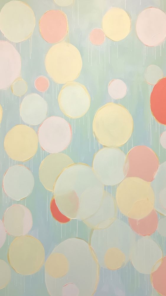 Pastel soap bubbles pattern backgrounds painting.