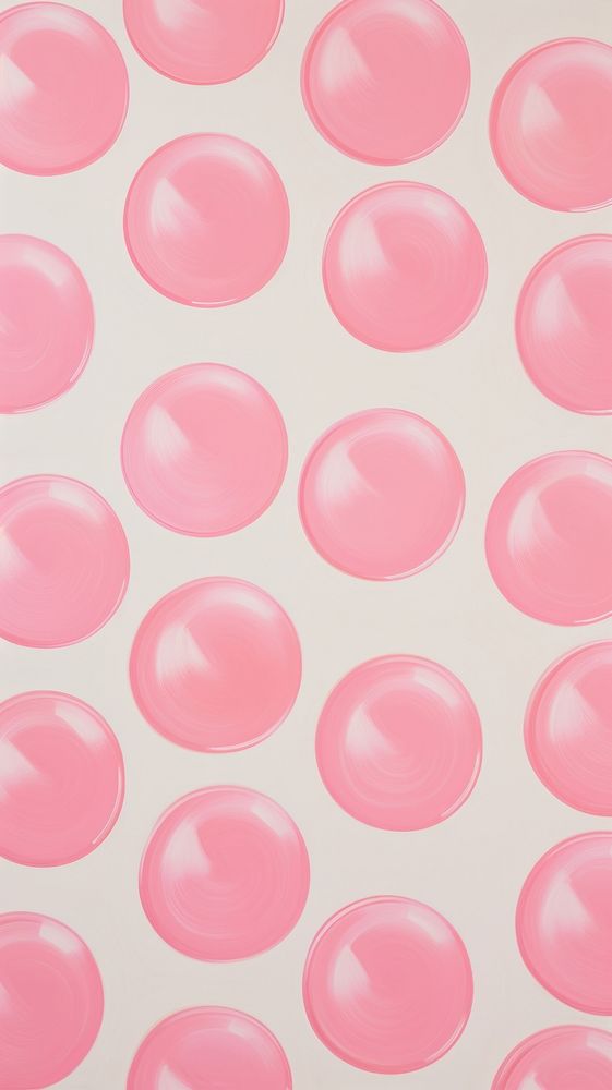 Pink bubble gums pattern backgrounds repetition.