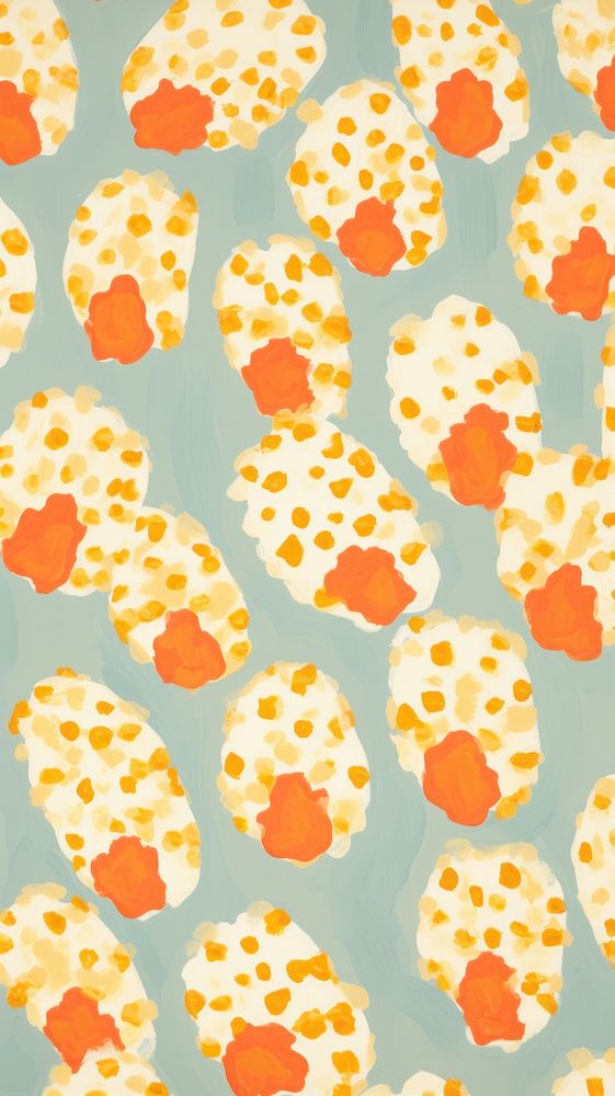 Popcorns pattern backgrounds wallpaper.