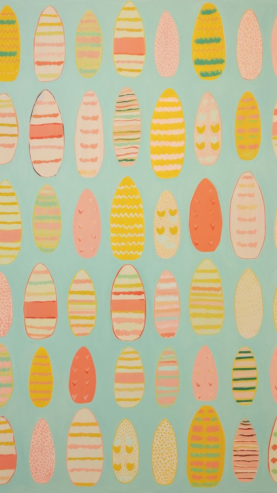Pastel big easter eggs pattern backgrounds confectionery.
