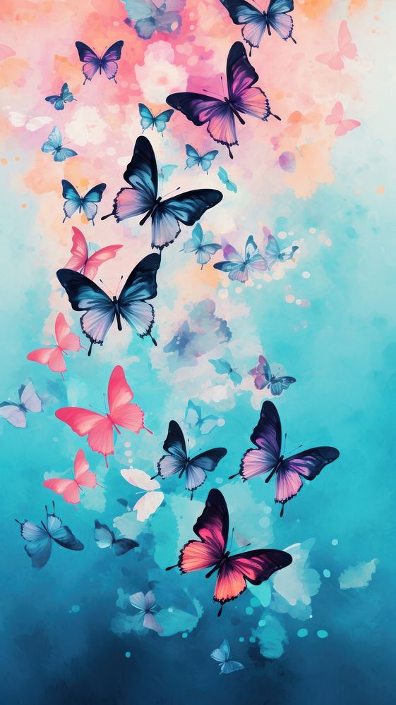 Abstract wallpaper butterfly outdoors animal.