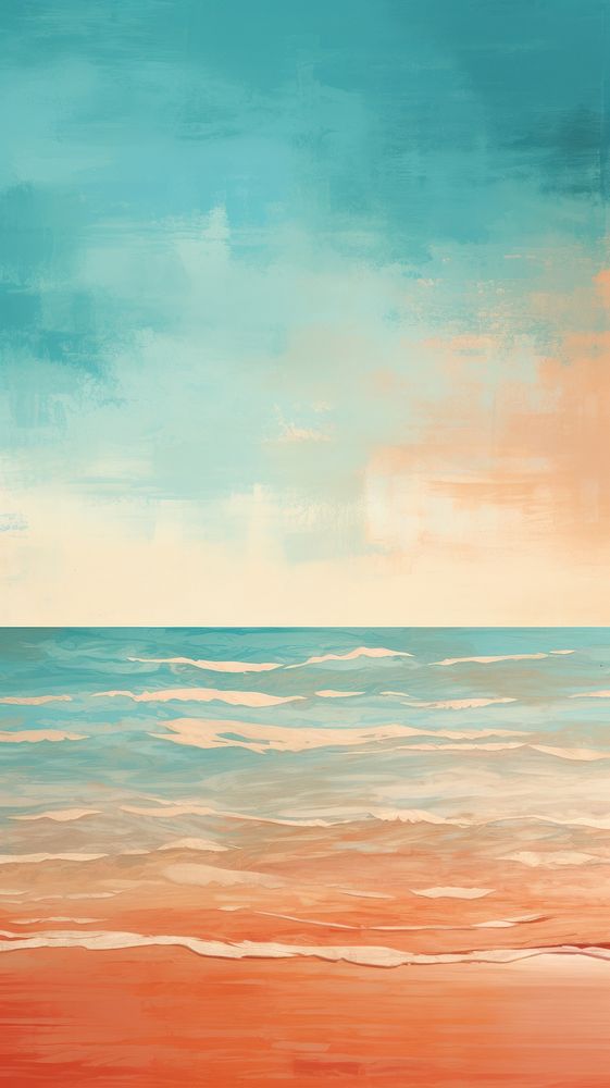 Abstract wallpaper beach outdoors painting.