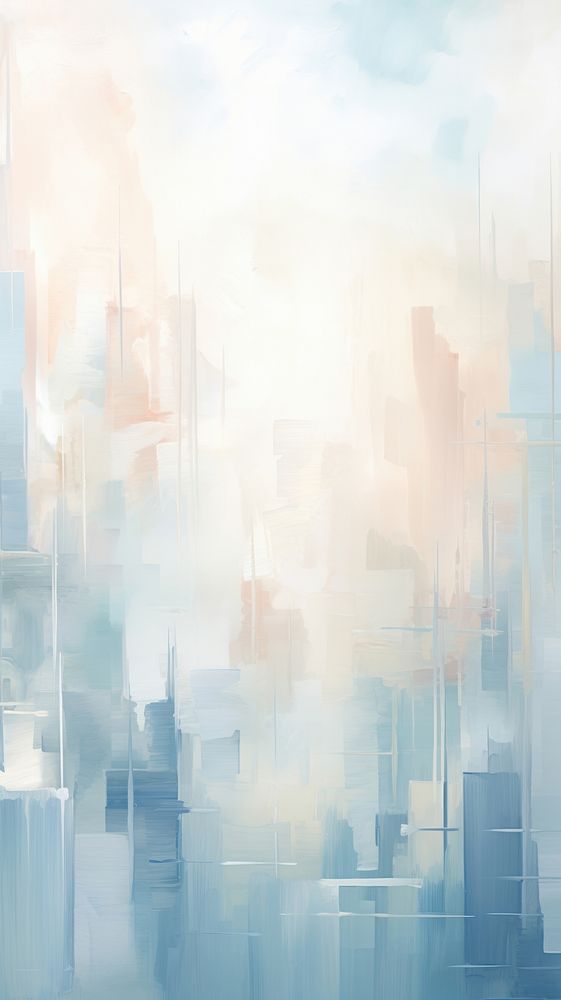 Abstract wallpaper city painting fog.