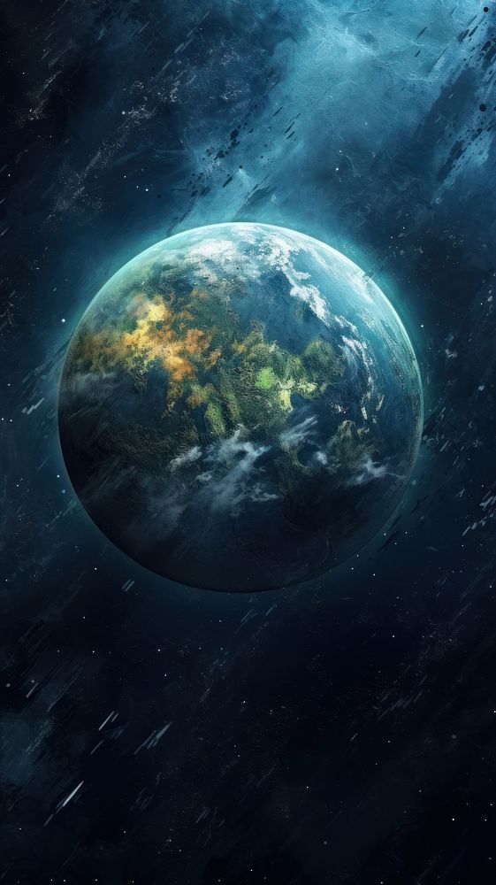 Abstract wallpaper planet space earth.