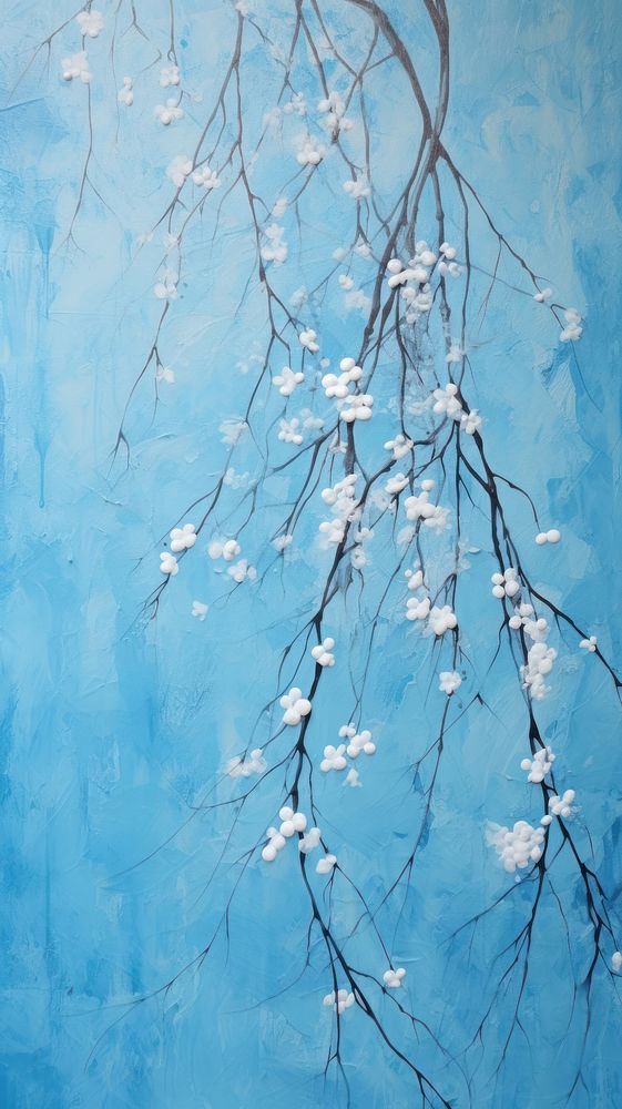 Abstract wallpaper painting blossom nature.