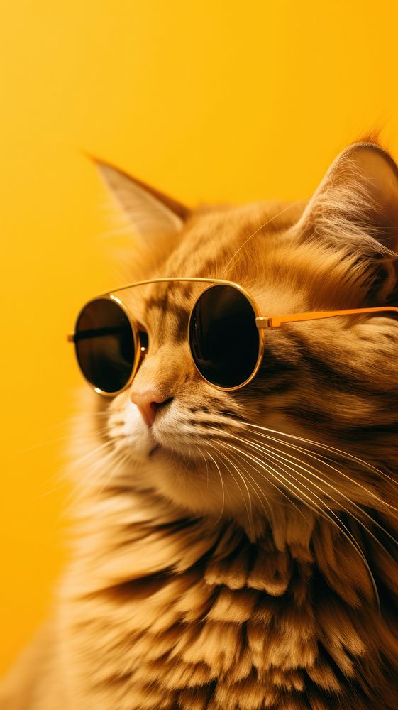 Cat sunglasses photography animal.