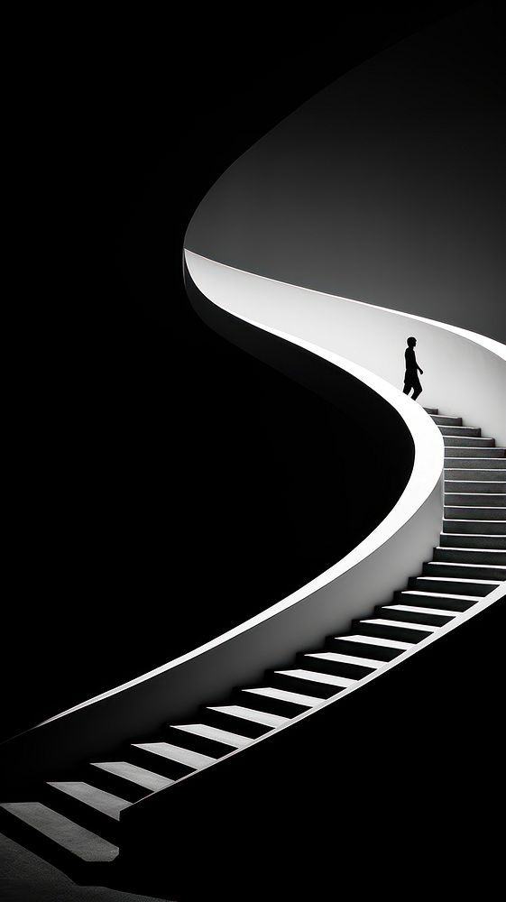 Photography of heaven light architecture staircase motion.