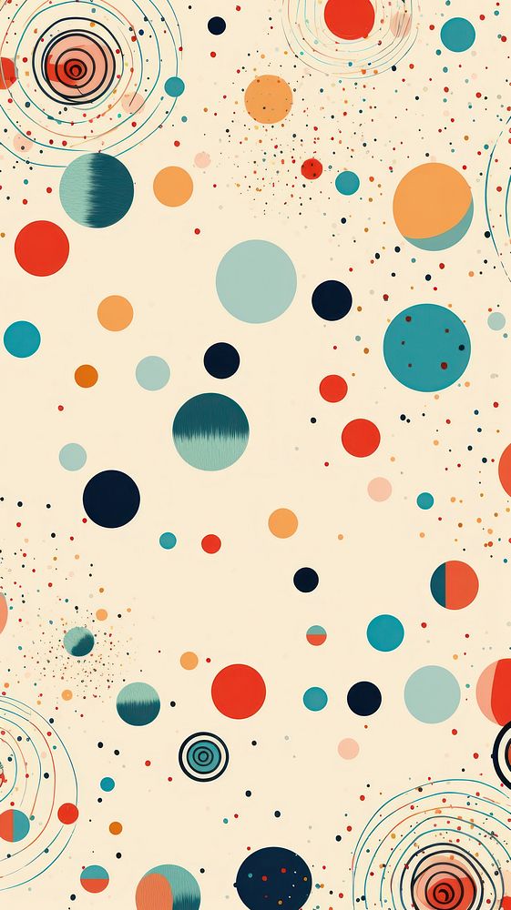 Naive dot pattern backgrounds art abstract.