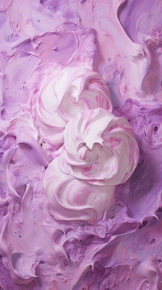 Purple gelato texture backgrounds painting dessert.