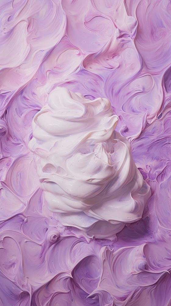 Purple gelato texture backgrounds painting dessert.