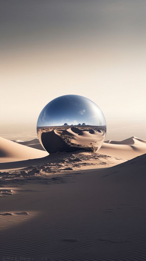 Desert photography reflection outdoors.