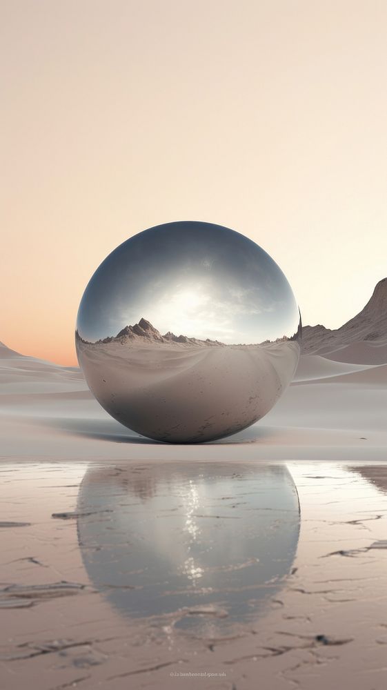 Photography reflection sphere tranquility.