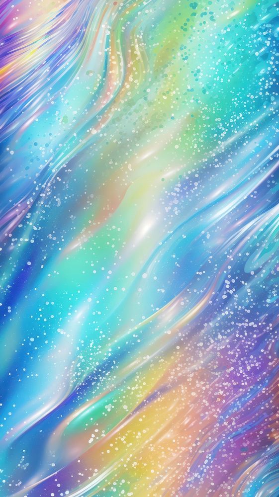 Glitter abstract rainbow pattern.