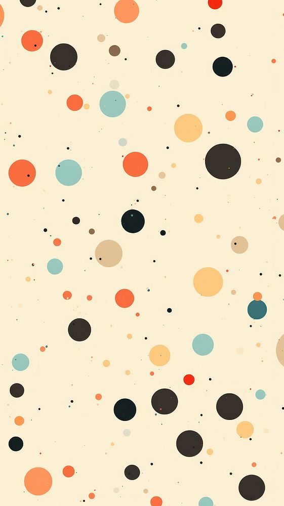 Naive dot pattern on beige background backgrounds repetition abstract.