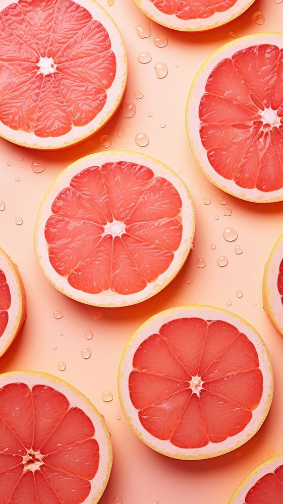 Wet grapefruit backgrounds plant food.