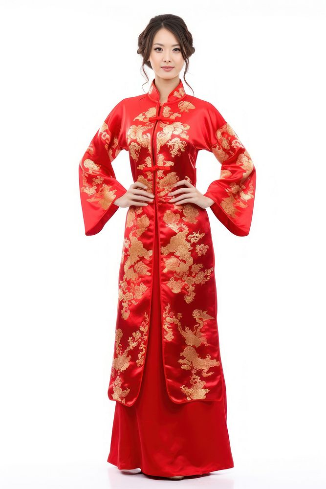 Traditional chinese costumes dress fashion kimono.