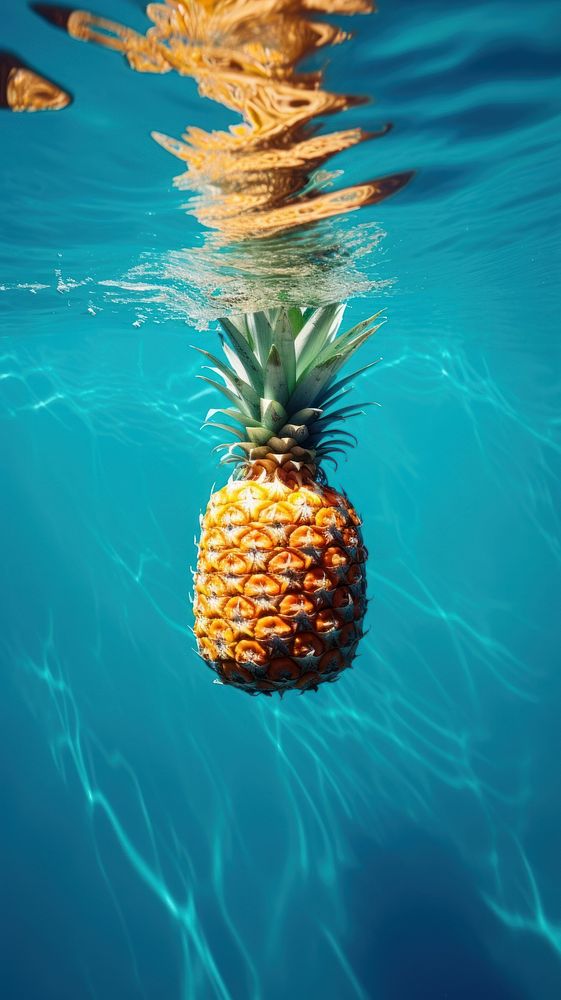 Pineapple floating plant fruit.