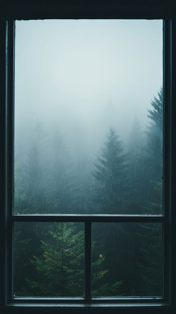Windows nature fog architecture.