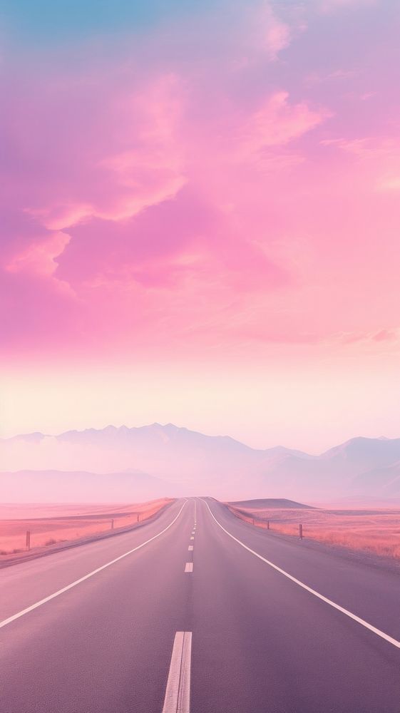 Road wallpaper outdoors landscape horizon.