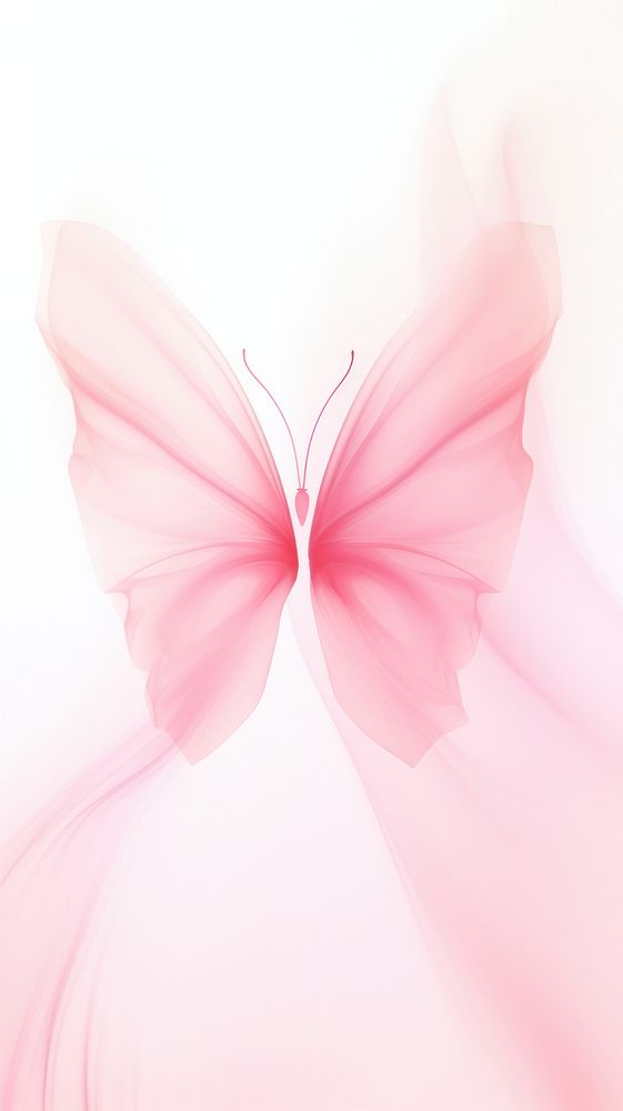 Abstract smoke of butterfly flower petal pink.