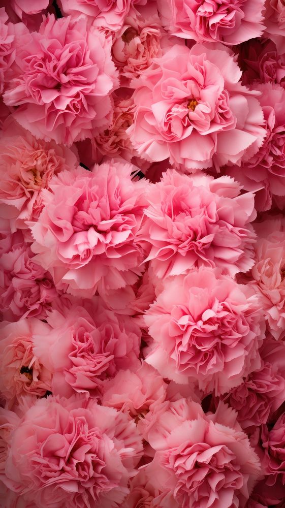 Pink carnation flowers wall backgrounds blossom petal.