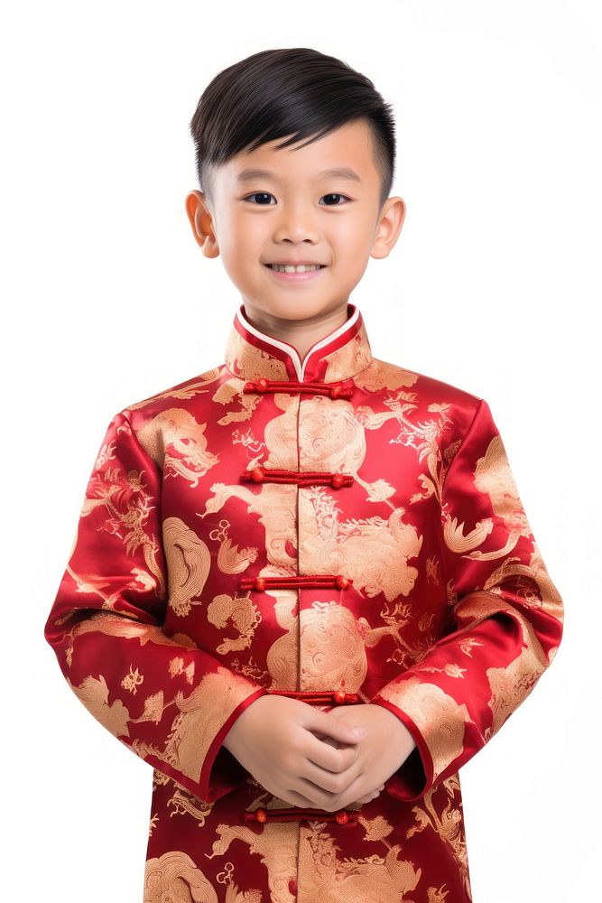 Traditional chinese costumes portrait dress photo.
