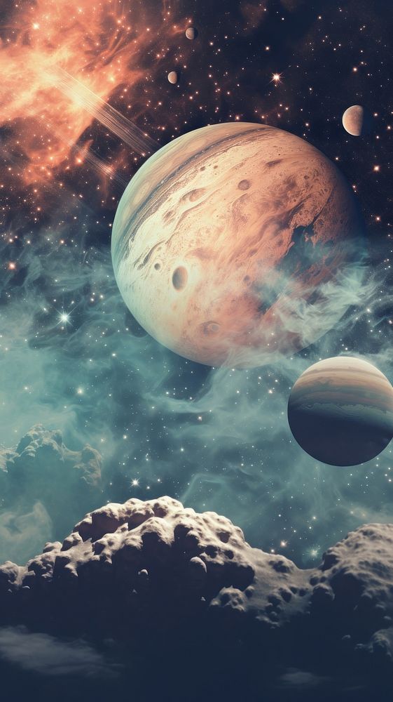 Cool wallpaper Jupiter planet moon astronomy.