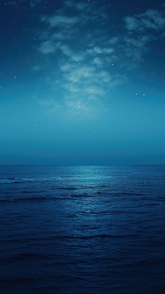 Blue wallpaper sea outdoors horizon.