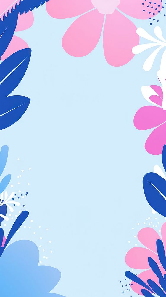 Flowers border backgrounds abstract outdoors.