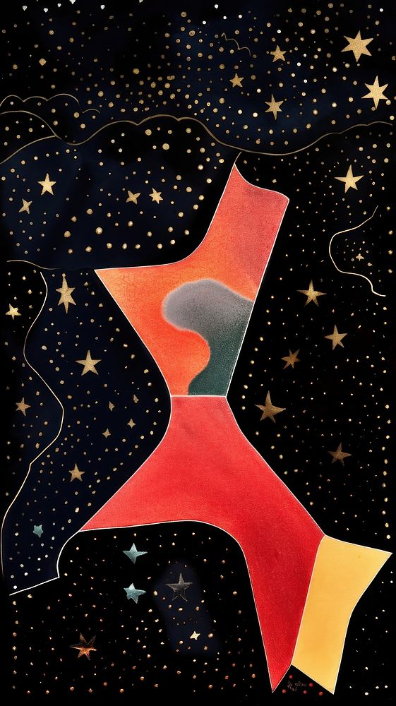 Night sky wallpaper astronomy abstract shape.