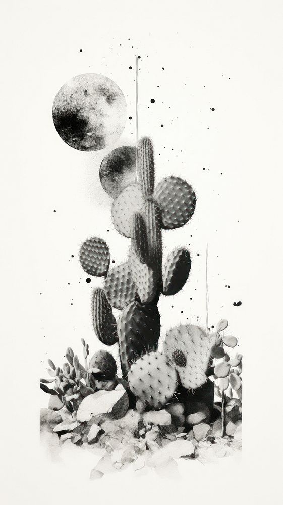 Cactus outdoors nature plant.