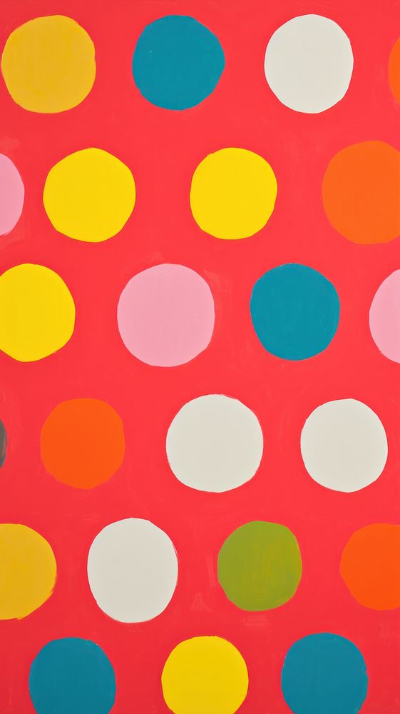 Polka dots pattern backgrounds paint.