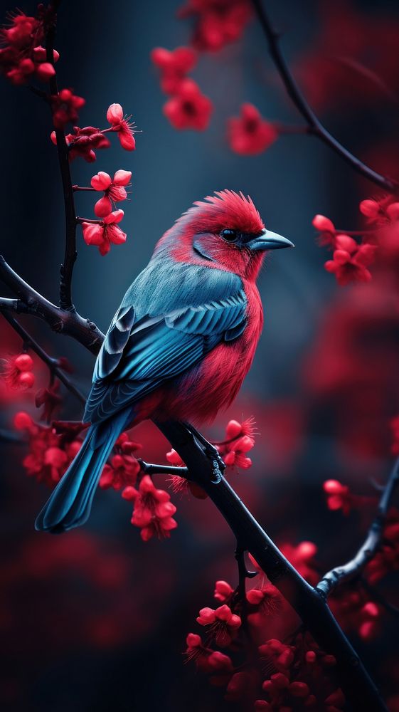 A trippler bird outdoors blossom animal.